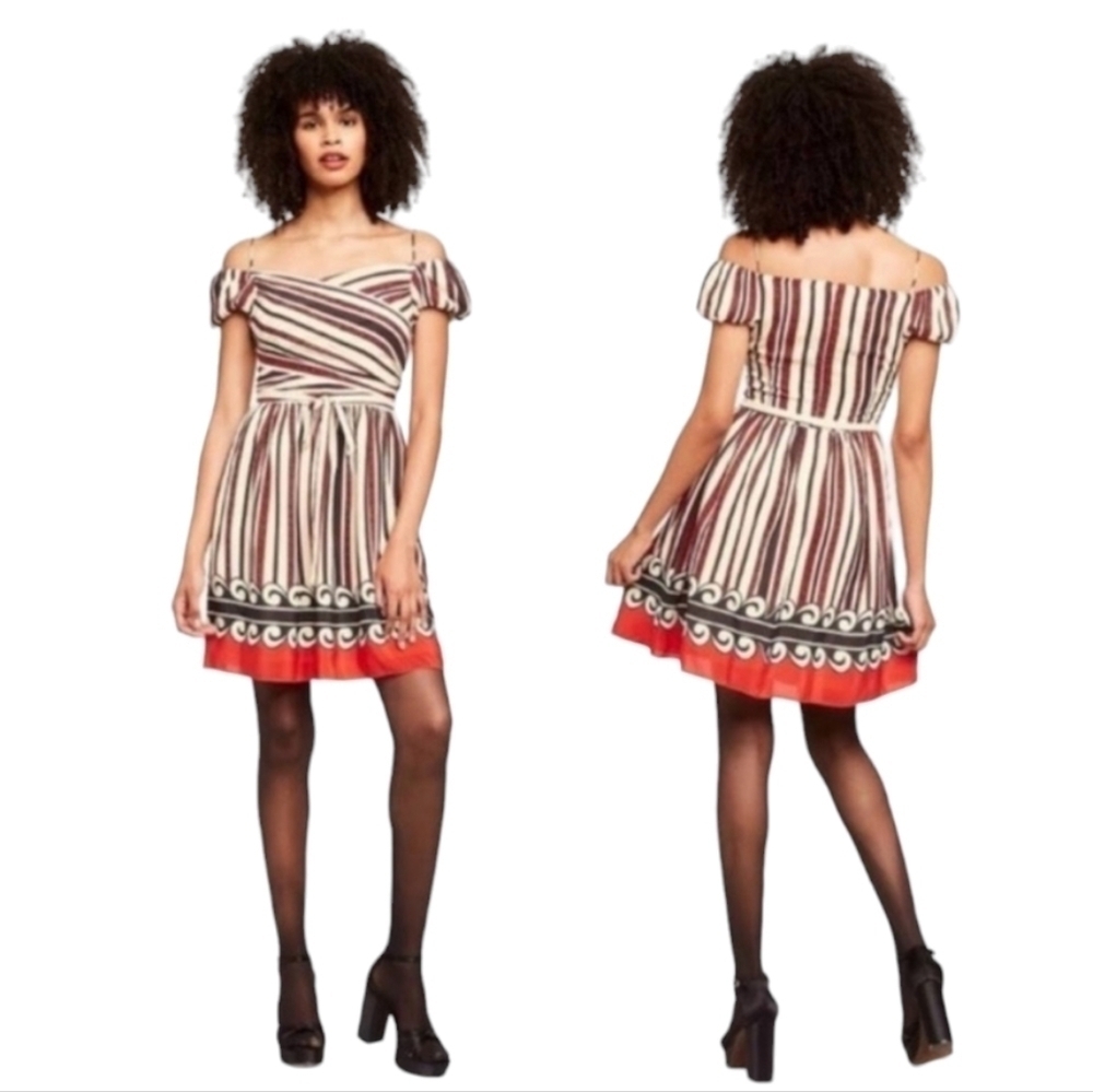NWT Anna Sui for Target Graphic‎ Print Silk Dress Size Small